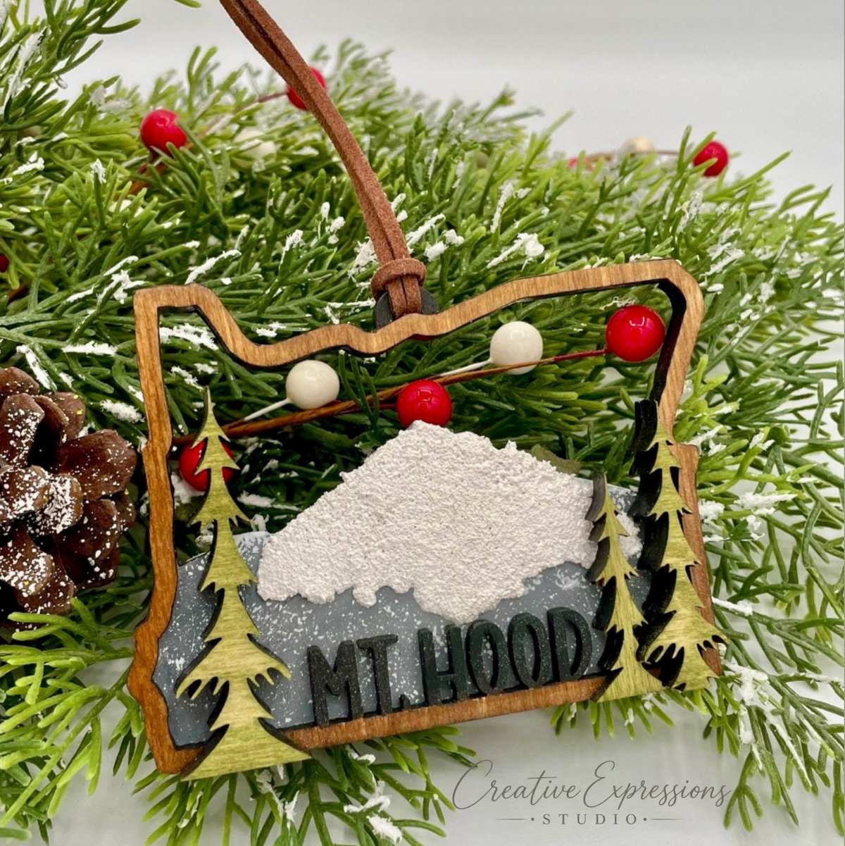 Mt. Hood Ornament – Oregon Landmark Keepsake